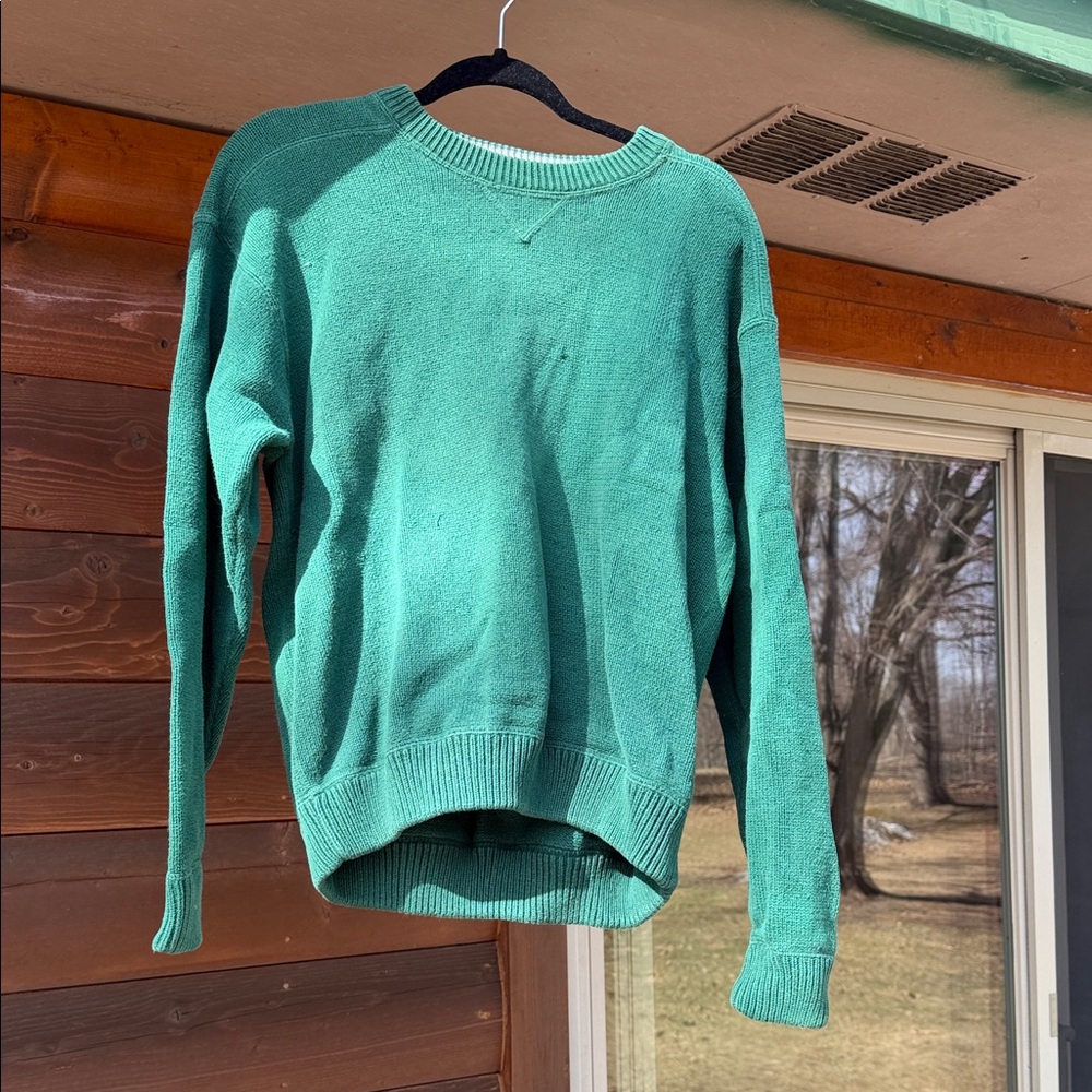 Eddie Bauer Green Crewneck Sweater